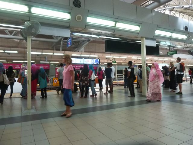 U-Bahnstation in Kuala Lumpur.